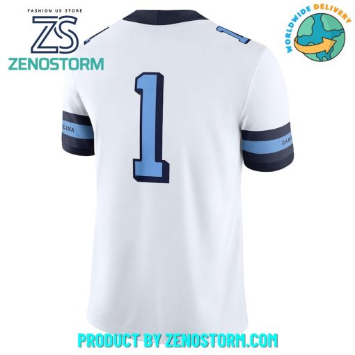 North Carolina Tar Heels 2024 White Alternate Game Football Jersey