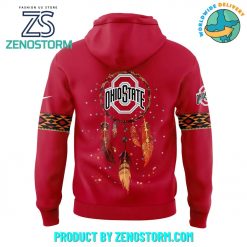 Ohio State Football Native American Heritage Month Nike Red Hoodie Pants Cap