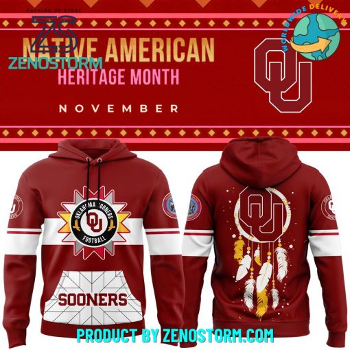 Oklahoma Sooners 2024 Native American Heritage Month Hoodie