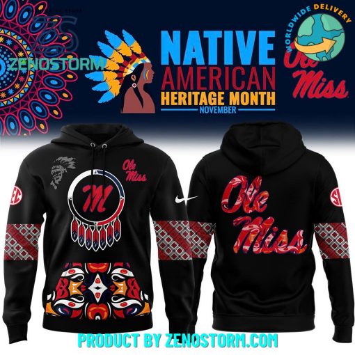 Ole Miss Rebels 2024 Native American Heritage Month Hoodie, Pants, Cap