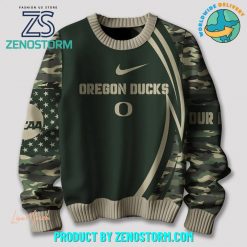 Oregon Ducks Salute To Service Army Sweater