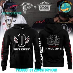 Outkast x Atlanta Falcons Black Pullover Hoodie, Pants, Cap