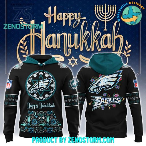 Philadelphia Eagles NFL Happy Hanukkah Holiday New Hoodie