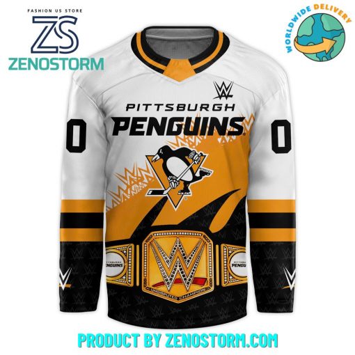 Pittsburgh Penguins x 2024 WWE Limited Hockey Jersey