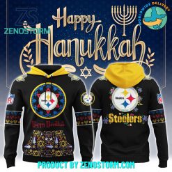 Pittsburgh Steelers NFL Happy Hanukkah Holiday New Hoodie