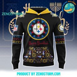 Pittsburgh Steelers NFL Happy Hanukkah Holiday New Hoodie