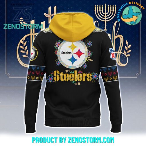 Pittsburgh Steelers NFL Happy Hanukkah Holiday New Hoodie