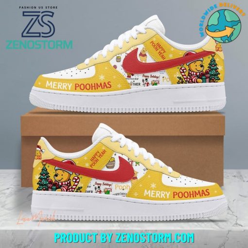 Pooh Merry Poohmas Limited Edition Air Force 1