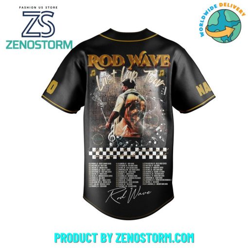 Rod Wave Last Lap Tour 2024 Custom Name Baseball Jersey