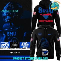 SMU Mustangs Football Dark Mode Pullover Hoodie 2024