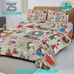 Snoopy Christmas 2024 Quilt Bedding Set