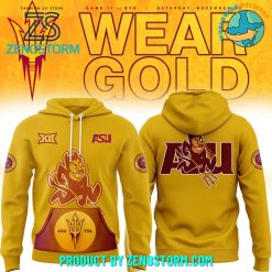 Sun Devil Football 2024 Homecoming Wear Gold Hoodie