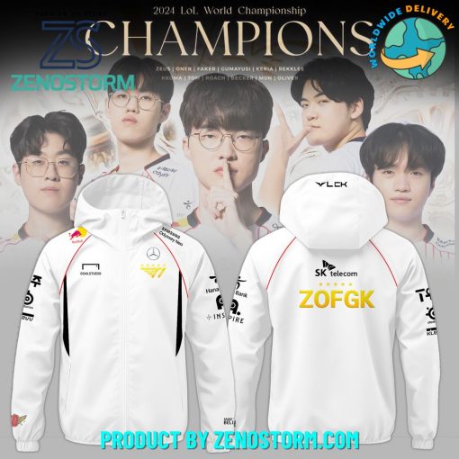 T1 2024 World Champions Series “ZOFGK” Windbreaker Jacket