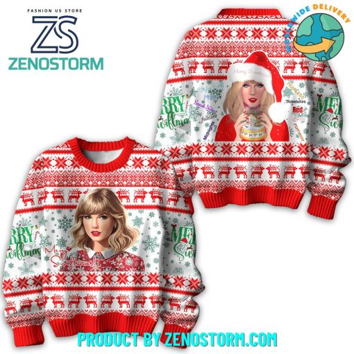 Taylor Swift Merry Christmas 2024 Ugly Sweater