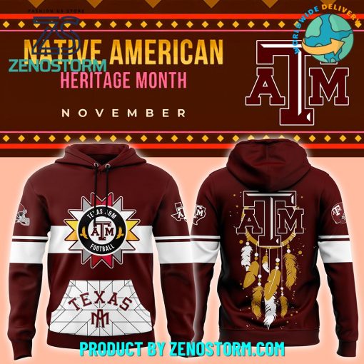 Texas A&M Aggies 2024 Native American Heritage Month Hoodie