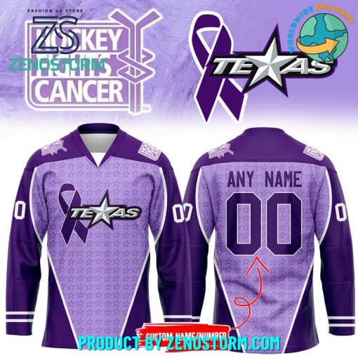 Texas Stars “Hockey Fighting Cancer” 2024 Hockey Jersey