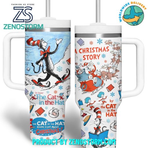 The Cat in the Hat a Christmas Story Stanley Tumbler