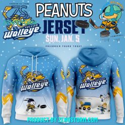 Toledo Walleye Snoopy Night Hoodie Cap