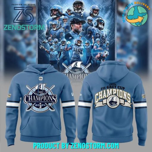 Toronto Argonauts Football Club 2024 Grey Cup Champions Hoodie, Pants, Cap