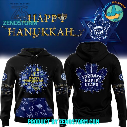 Toronto Maple Leafs 2024 Hanukkah Holliday Hoodie