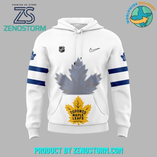 Toronto Maple Leafs 2024 NHL Justin Bieber White Hoodie