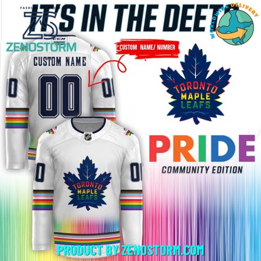 Toronto Maple Leafs x Pride Community Edition 2024 Hockey Jersey