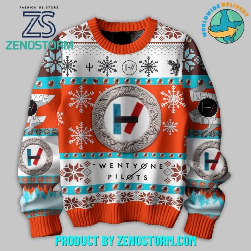 Twenty One Pilots Band Merry Christmas 2024 Ugly Sweater