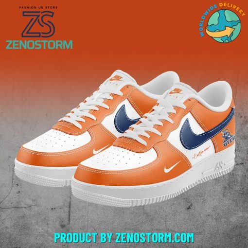 UTEP Miners Football Orange Custom Name Nike Air Force 1