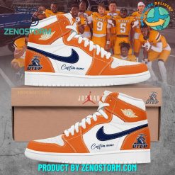 UTEP Miners Football Orange Custom Name Nike Air Jordan 1