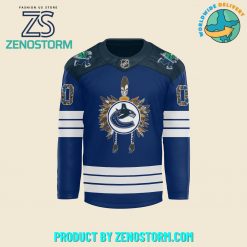 Vancouver Canucks 2024 NHL Native American Heritage Month Hockey Jersey