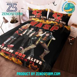 W.A.S.P. Band Album One Alive World Tour 2024 Bedding Set