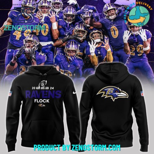 2024 NFL Playoffs Baltimore Ravens Hoodie