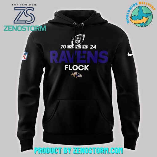 2024 NFL Playoffs Baltimore Ravens Hoodie