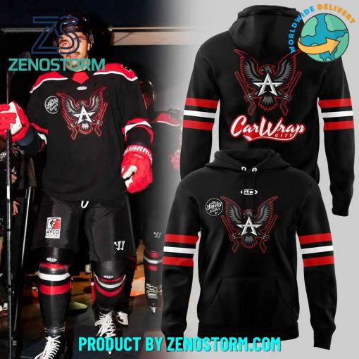 Allen Americans Official Black Replica Hoodie, Pants, Cap