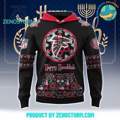 Atlanta Falcons NFL Happy Hanukkah Holiday New Hoodie