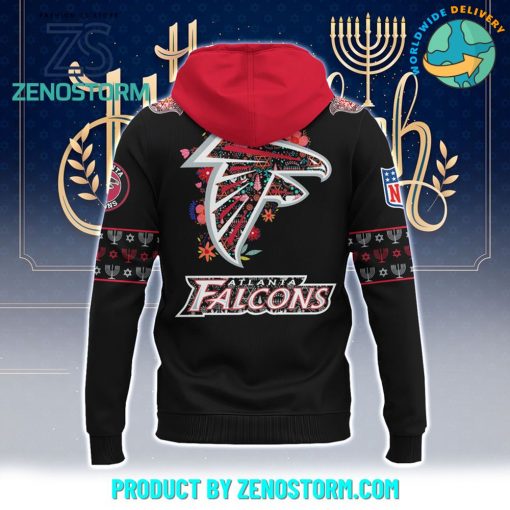 Atlanta Falcons NFL Happy Hanukkah Holiday New Hoodie