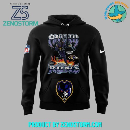 Baltimore Ravens Nike 2024 Angry Runs Hoodie