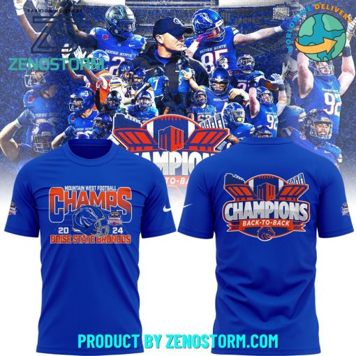 Boise State 2024 Mountain West Conference Champions Shirt