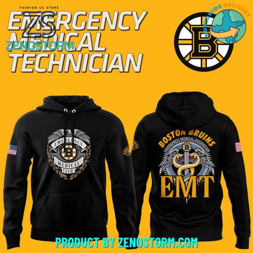 Boston Bruins 2024 Emergency Medical Technician Hoodie