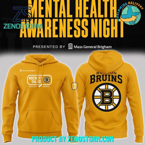 Boston Bruins x Mental Health Awareness Night Hoodie