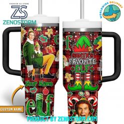 Buddy Hobbs Santa Favourite Elf Custom Name Stanley Tumbler