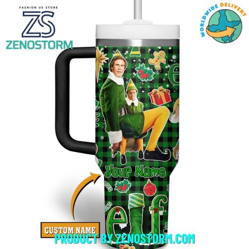 Buddy Hobbs Santa Favourite Elf Personalized Stanley Tumbler