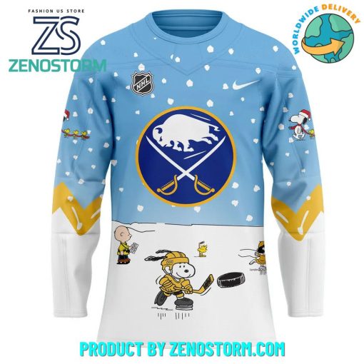 Buffalo Sabres Peanuts and Snoopy Night Nike Hockey Jersey