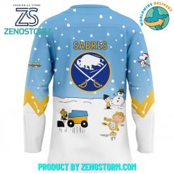 Buffalo Sabres Peanuts and Snoopy Night Nike Hockey Jersey