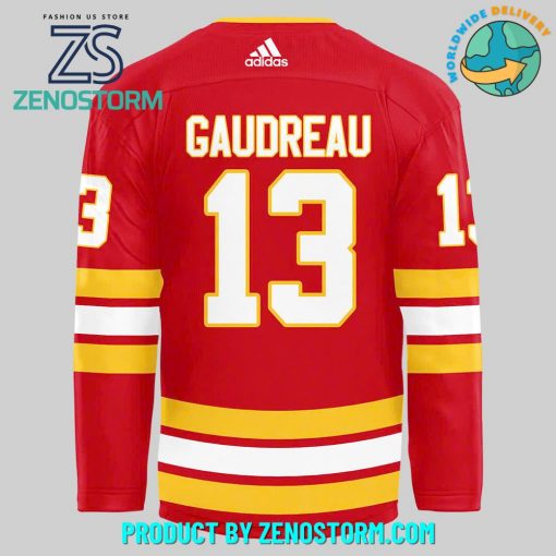 Calgary Flames Gaudreau Warm-Up Hockey Jersey