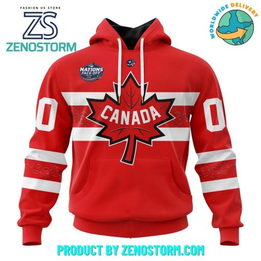 Canada National Ice Hockey Team 4 Nations Face-Off 2025 Hoodie