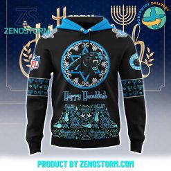 Carolina Panthers NFL Happy Hanukkah Holiday New Hoodie