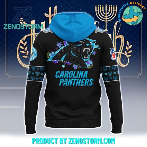 Carolina Panthers NFL Happy Hanukkah Holiday New Hoodie