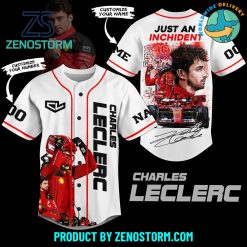 Charles Leclerc Just An Inchident Customized Baseball Jersey