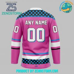 Charlotte Checkers Neon Night Hockey Jersey 2024